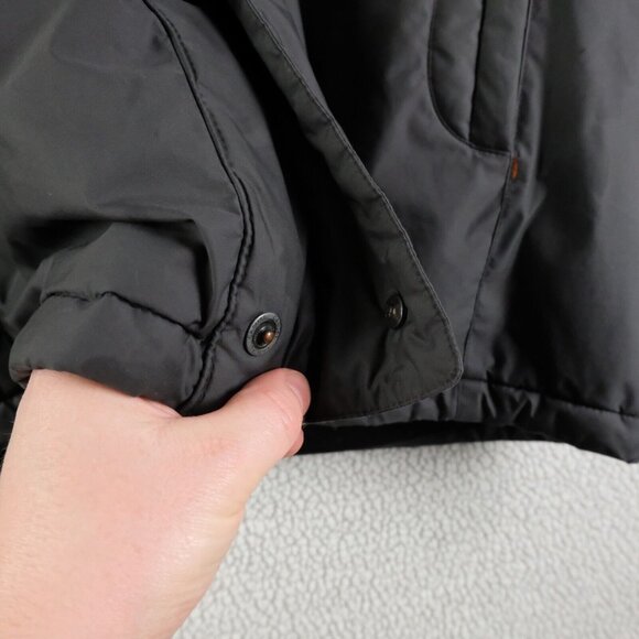 Bugatti Jacket Mens 46R Large Gray Insulated Park Winter Hooded Outdoor - Picture 11 of 12